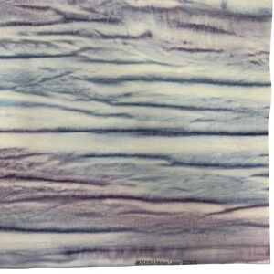 SkyDyes Mickey Lawler 2005 Hand Dyed Fabric 1 yd 36x44" Blue Purple Gray Shimmer